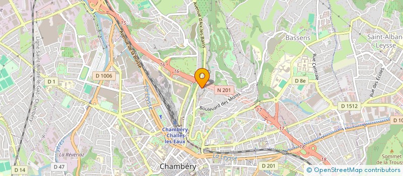 localisation de l'entreprise MONSIEUR ROLAND MAUCCI à CHAMBERY