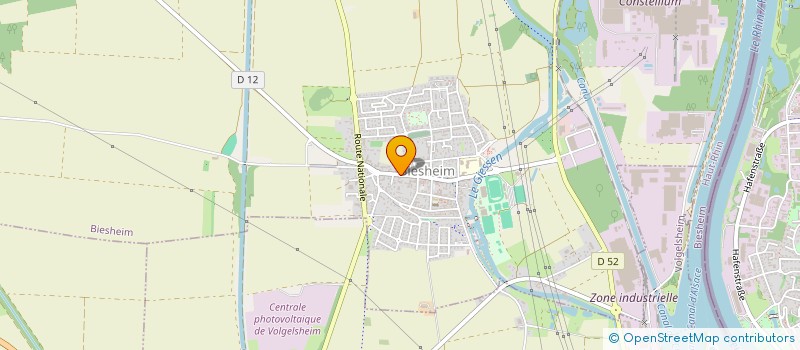 localisation de l'entreprise MONSIEUR ROLAND MAURER à BIESHEIM