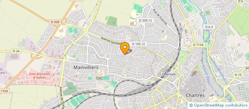 localisation de l'entreprise MONSIEUR ROLAND MAURY à MAINVILLIERS
