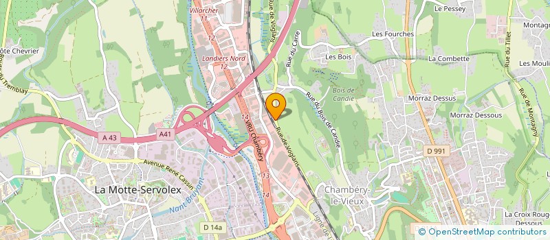 localisation de l'entreprise MONSIEUR ROLAND MEDI  CHAMBERY