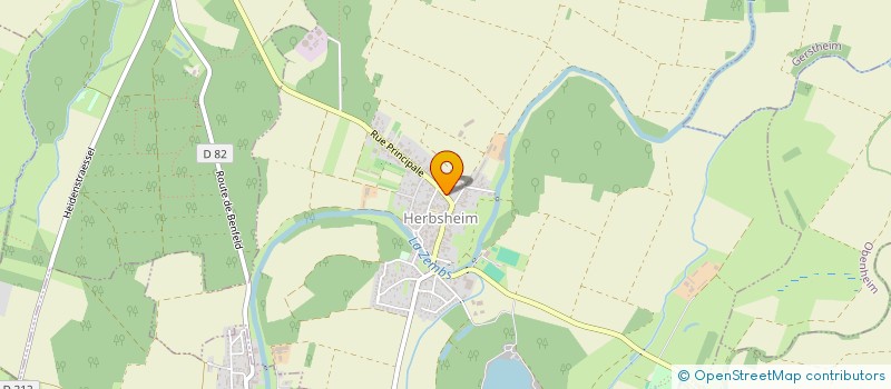 localisation de l'entreprise MONSIEUR ROLAND-MELEINE YORO  HERBSHEIM