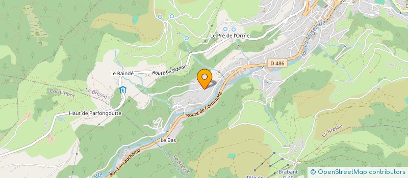 localisation de l'entreprise MONSIEUR ROLAND MENGIN à LA BRESSE