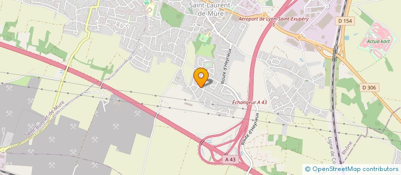 localisation de l'entreprise MONSIEUR ROLAND MERLE  SAINT-LAURENT-DE-MURE