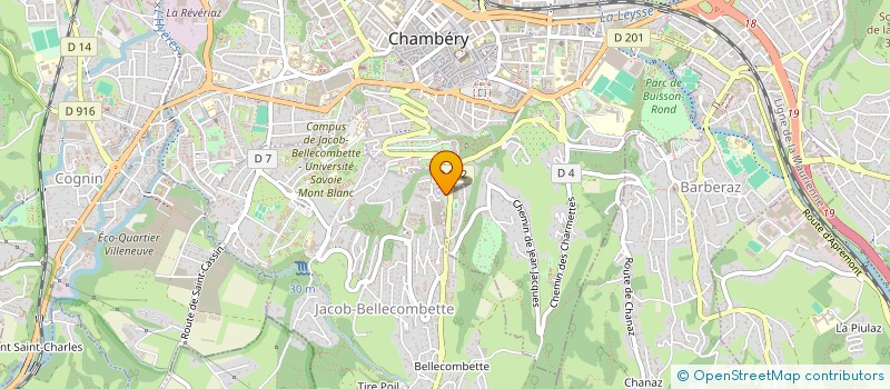 localisation de l'entreprise MONSIEUR ROLAND MEYNIER à CHAMBERY