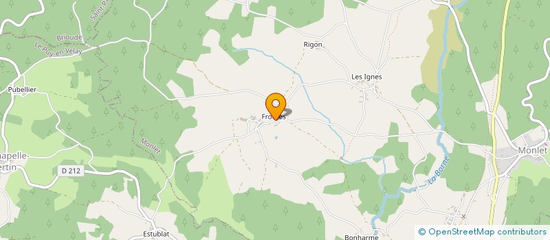 localisation de l'entreprise MONSIEUR ROLAND MEYSSONNIER  MONLET