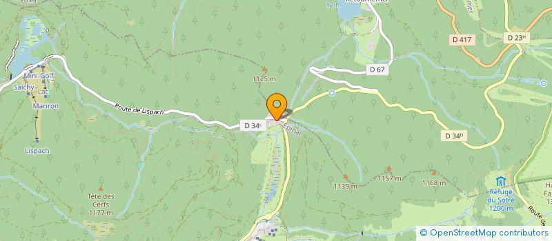 localisation de l'entreprise MONSIEUR ROLAND MICHEL  LA BRESSE