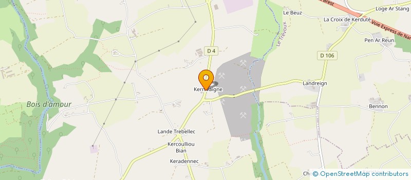 localisation de l'entreprise MONSIEUR ROLAND MICHELET à RIEC-SUR-BELON