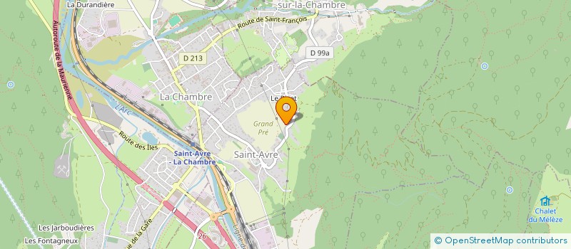 localisation de l'entreprise MONSIEUR ROLAND MILLERET  SAINT-AVRE