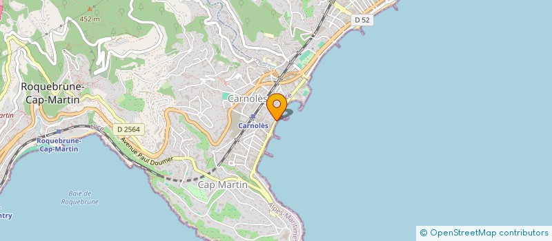 localisation de l'entreprise MONSIEUR ROLAND MILLON à ROQUEBRUNE-CAP-MARTIN