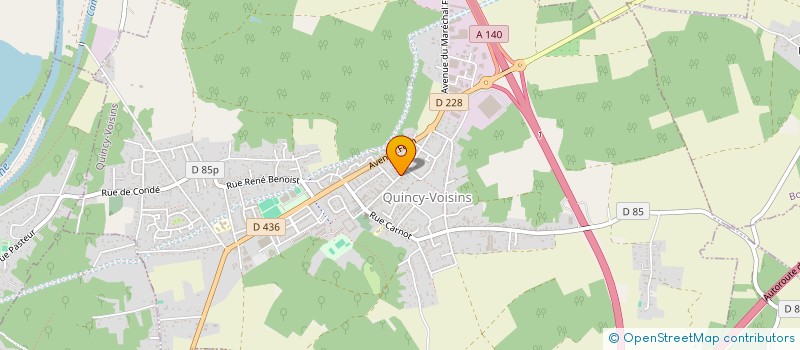 localisation de l'entreprise MONSIEUR ROLAND MIRAT  QUINCY-VOISINS