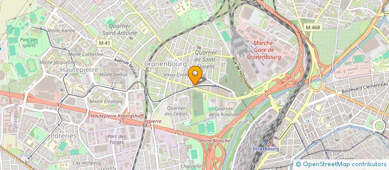 localisation de l'entreprise MONSIEUR ROLAND MOHR à STRASBOURG