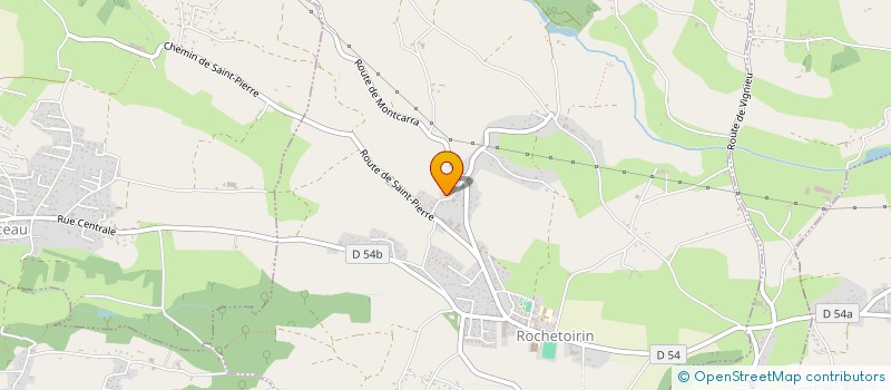 localisation de l'entreprise MONSIEUR ROLAND MOINE  ROCHETOIRIN