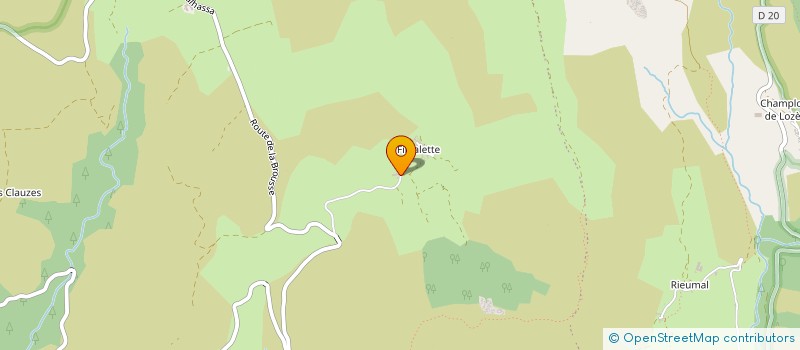 localisation de l'entreprise MONSIEUR ROLAND MOLINES  PONT DE MONTVERT SUD MONT LOZERE