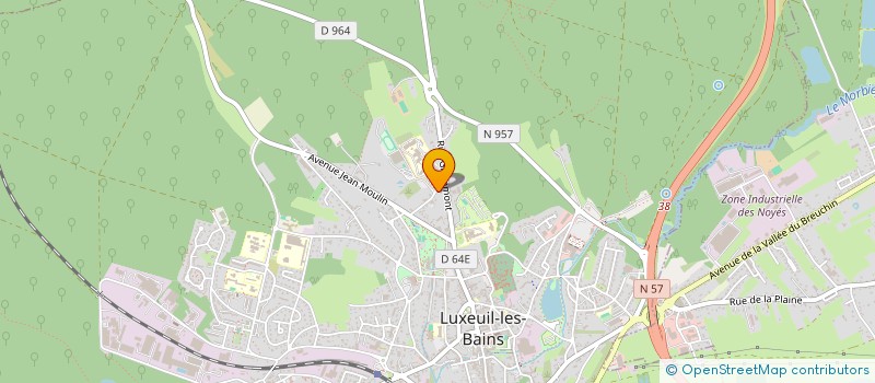 localisation de l'entreprise MONSIEUR ROLAND MONITOR  LUXEUIL-LES-BAINS