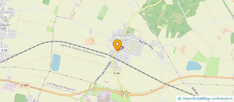 localisation de l'entreprise MONSIEUR ROLAND MOQUAIS  SAINTE-GEMME-LA-PLAINE