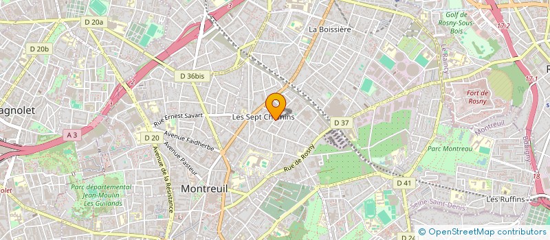 localisation de l'entreprise MONSIEUR ROLAND MORARIU à MONTREUIL