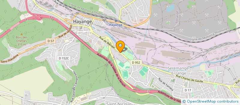 localisation de l'entreprise MONSIEUR ROLAND MOSCOVIZ à HAYANGE