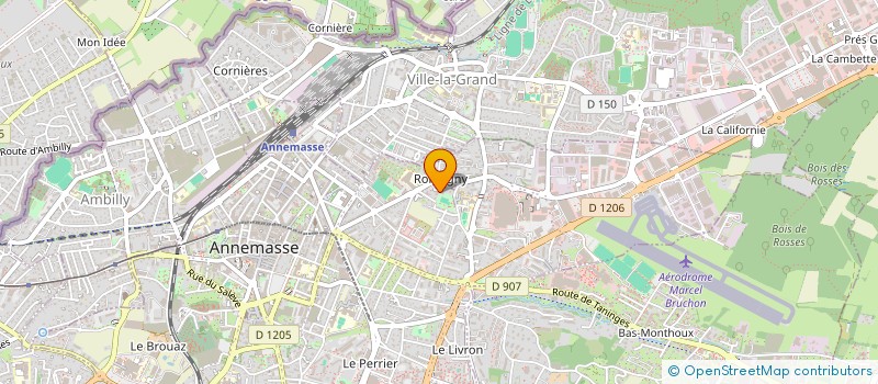 localisation de l'entreprise MONSIEUR ROLAND MOUCHET à ANNEMASSE