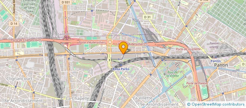 localisation de l'entreprise MONSIEUR ROLAND MPOTO  PARIS