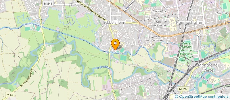 localisation de l'entreprise MONSIEUR ROLAND MUNCH  ECKBOLSHEIM