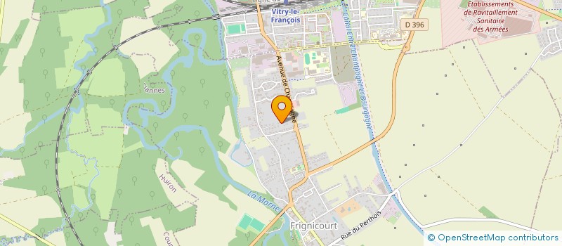 localisation de l'entreprise MONSIEUR ROLAND NAUD  FRIGNICOURT