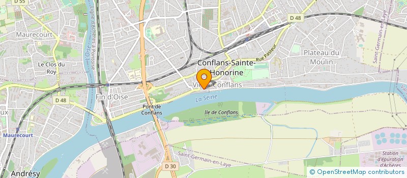 localisation de l'entreprise MONSIEUR ROLAND NEBOUT à CONFLANS-SAINTE-HONORINE