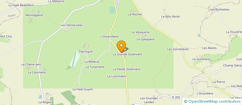 localisation de l'entreprise MONSIEUR ROLAND NERE à COURCITE