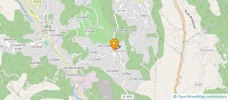 localisation de l'entreprise MONSIEUR ROLAND ODVAD  CONTES