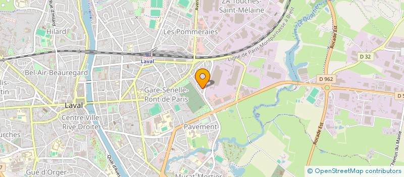 localisation de l'entreprise MONSIEUR ROLAND OLLIVIER à LAVAL