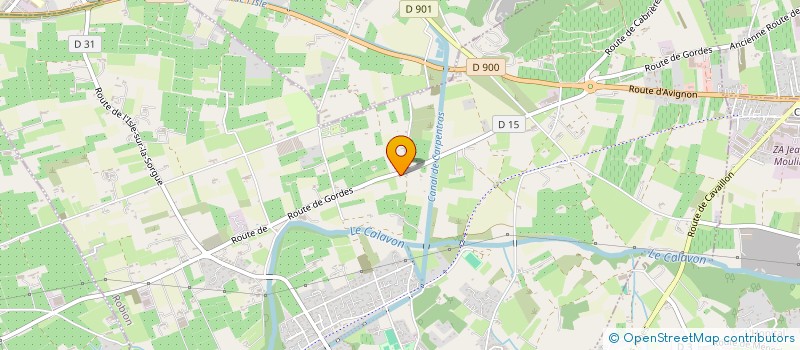 localisation de l'entreprise MONSIEUR ROLAND OUVIER  CABRIERES-D'AVIGNON