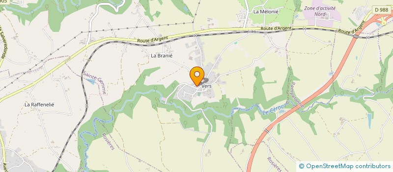 localisation de l'entreprise MONSIEUR ROLAND PAGES à SAINTE-GEMME