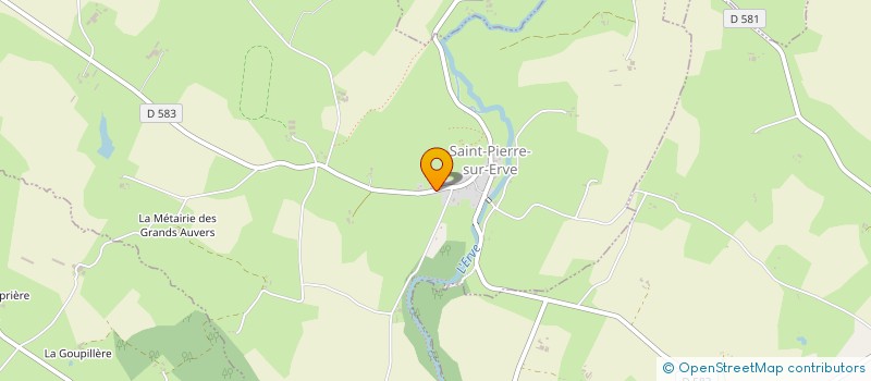 localisation de l'entreprise MONSIEUR ROLAND PANNETIER  SAINT-PIERRE-SUR-ERVE