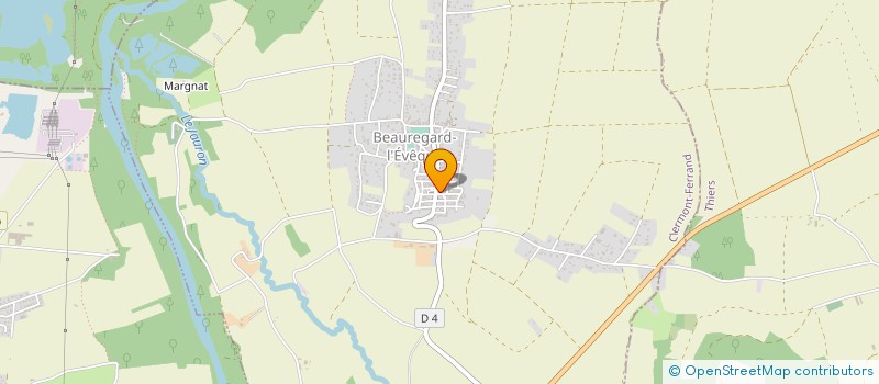 localisation de l'entreprise MONSIEUR ROLAND PECHER  BEAUREGARD L'EVEQUE