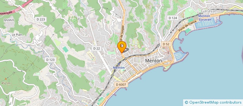 localisation de l'entreprise MONSIEUR ROLAND PEDRO à MENTON
