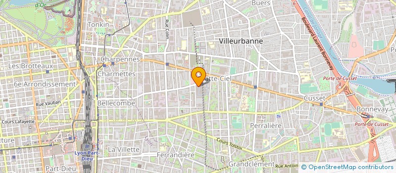 localisation de l'entreprise MONSIEUR ROLAND PEREZ  VILLEURBANNE