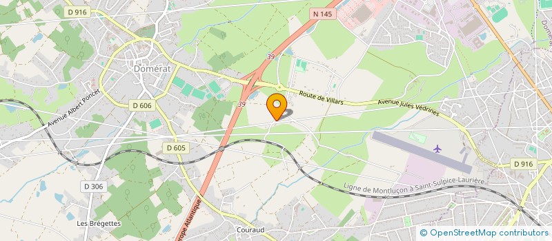 localisation de l'entreprise MONSIEUR ROLAND PERRET à DOMERAT