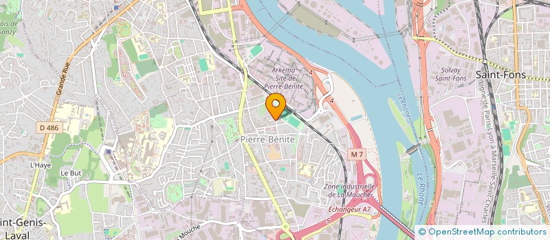 localisation de l'entreprise MONSIEUR ROLAND PERRIER  OULLINS-PIERRE-BENITE