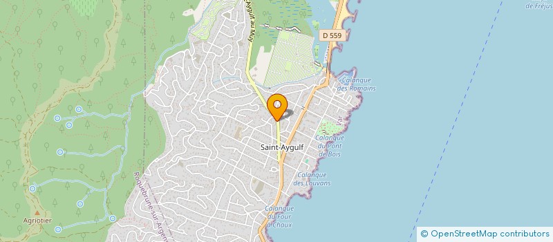 localisation de l'entreprise MONSIEUR ROLAND PERROT à FREJUS