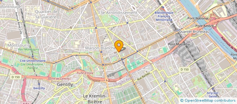 localisation de l'entreprise MONSIEUR ROLAND PETITPREZ  PARIS