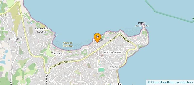 localisation de l'entreprise MONSIEUR ROLAND PETRETTI  PERROS-GUIREC