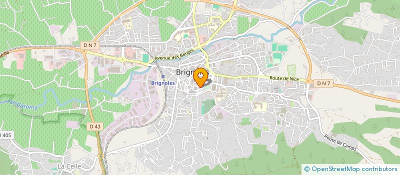 localisation de l'entreprise MONSIEUR ROLAND PIACENZA à BRIGNOLES