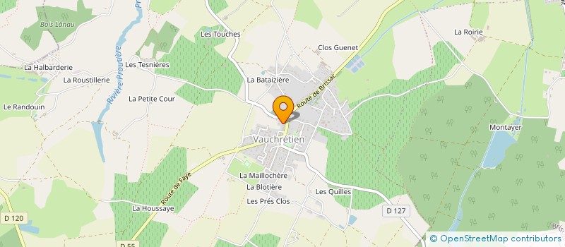 localisation de l'entreprise MONSIEUR ROLAND PICHERIT à BRISSAC LOIRE AUBANCE