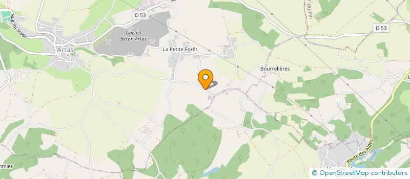 localisation de l'entreprise MONSIEUR ROLAND PICON  MEYSSIEZ