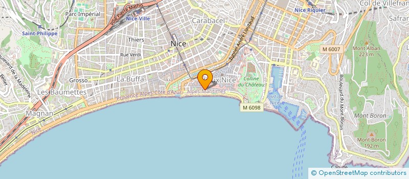 localisation de l'entreprise MONSIEUR ROLAND PIERONI MARGARIA à NICE