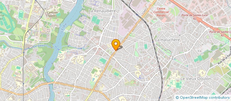 localisation de l'entreprise MONSIEUR ROLAND PIFFETEAU  NANTES