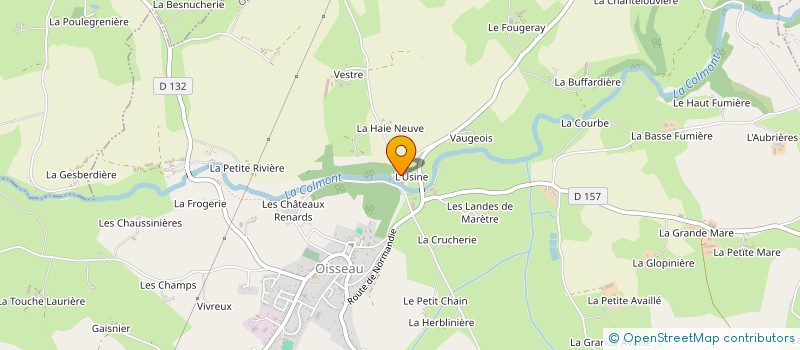 localisation de l'entreprise MONSIEUR ROLAND PLANCHENAULT à OISSEAU