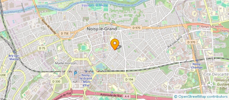localisation de l'entreprise MONSIEUR ROLAND PLATTE  NOISY-LE-GRAND
