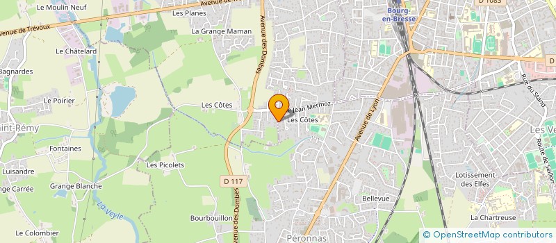 localisation de l'entreprise MONSIEUR ROLAND POBEL  PERONNAS