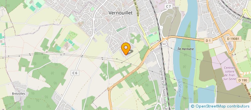 localisation de l'entreprise MONSIEUR ROLAND POIDEVIN à VERNOUILLET