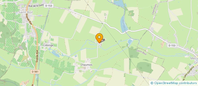 localisation de l'entreprise MONSIEUR ROLAND POTRAT  SAINT-BOIL